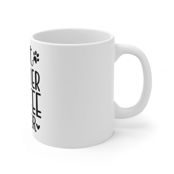 Cat Mother Coffee Lover - White Ceramic Mug, 11oz - Image 3