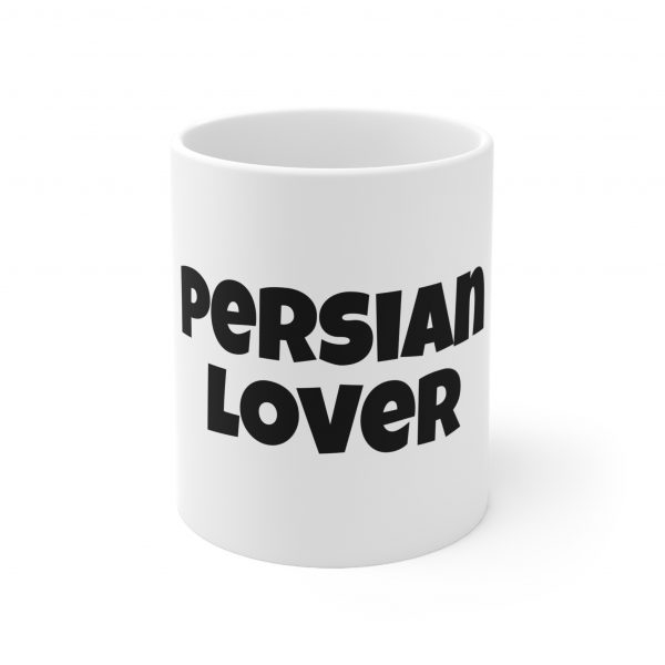 Persian Cat Lover - White Ceramic Mug, 11oz - Image 2