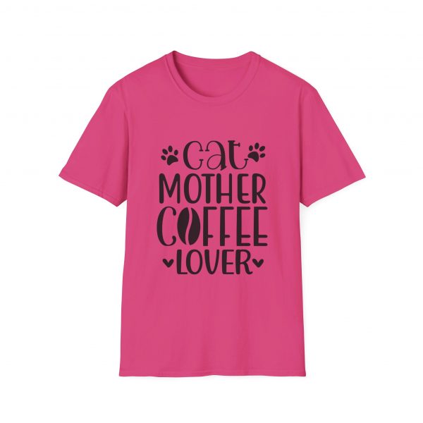 Cat Mother Coffee Lover - Unisex Softstyle T-Shirt - Image 21
