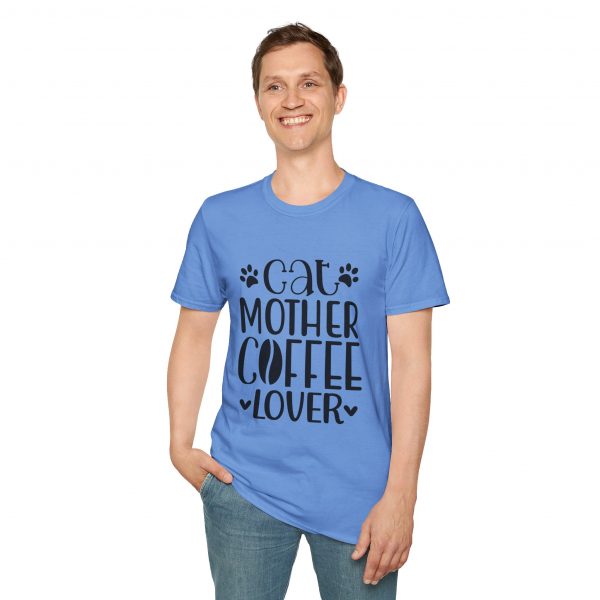 Cat Mother Coffee Lover - Unisex Softstyle T-Shirt - Image 7