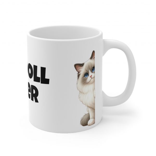 Ragdoll Cat Lover - White Ceramic Mug, 11oz - Image 4