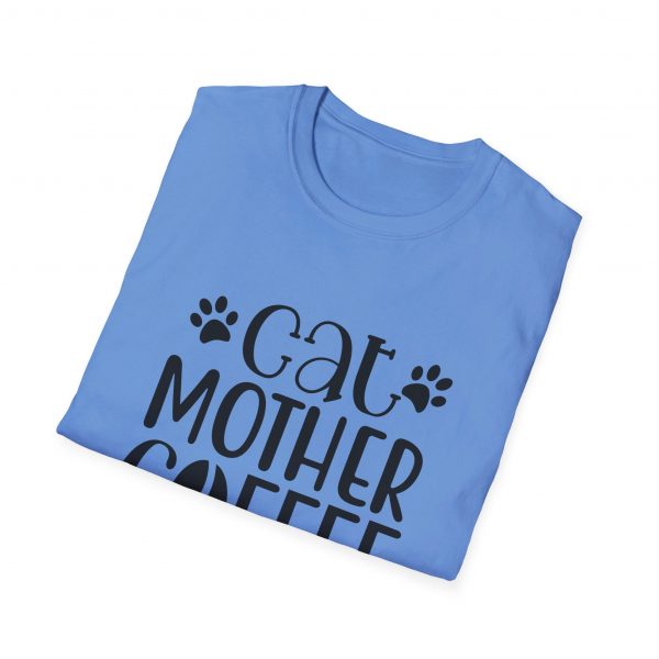 Cat Mother Coffee Lover - Unisex Softstyle T-Shirt - Image 5