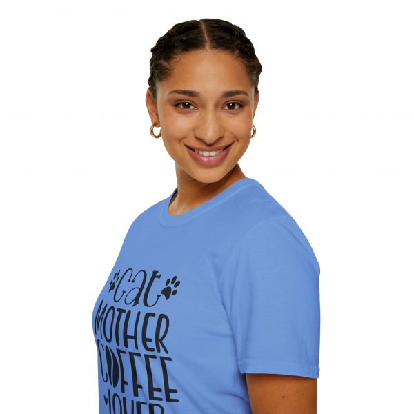 Cat Mother Coffee Lover - Unisex Softstyle T-Shirt - Image 9