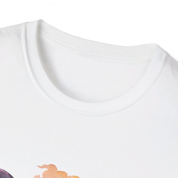 Dolphin Watercolour Design - Unisex Softstyle T-Shirt - Image 16