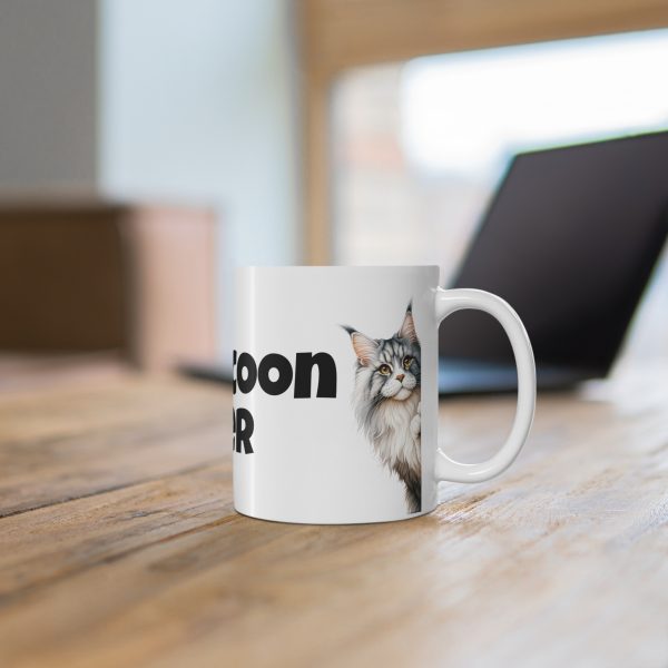 Maine Coon Cat Lover - White Ceramic Mug, 11oz - Image 6