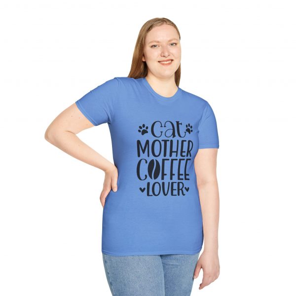 Cat Mother Coffee Lover - Unisex Softstyle T-Shirt