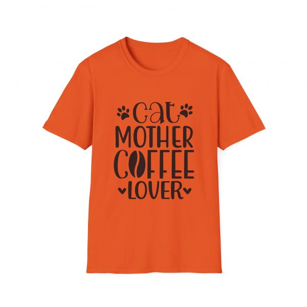 Cat Mother Coffee Lover - Unisex Softstyle T-Shirt - Image 15