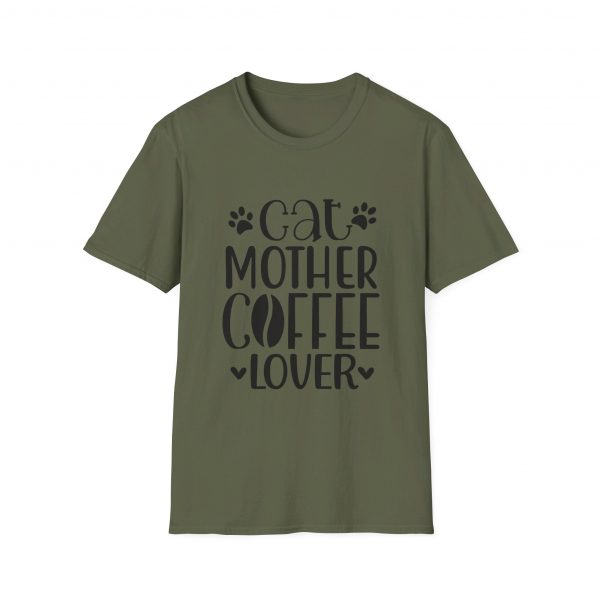 Cat Mother Coffee Lover - Unisex Softstyle T-Shirt - Image 16