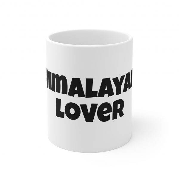 Himalayan Cat Lover - White Ceramic Mug, 11oz - Image 2