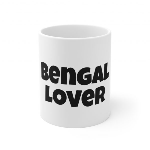 Bengal Cat Lover - White Ceramic Mug, 11oz - Image 2