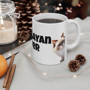 Himalayan Cat Lover - White Ceramic Mug, 11oz