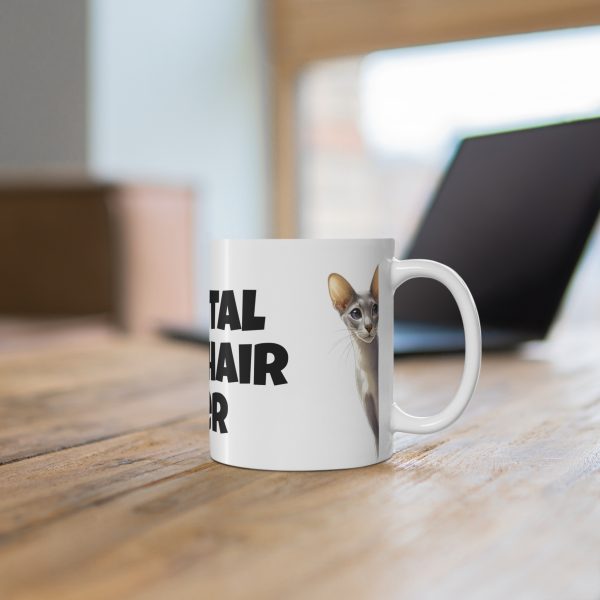 Oriental Shorthair Cat Lover - White Ceramic Mug - Image 6