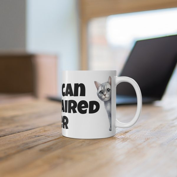 American Shorthaired Cat Lover - White Ceramic Mug, 11oz - Image 6