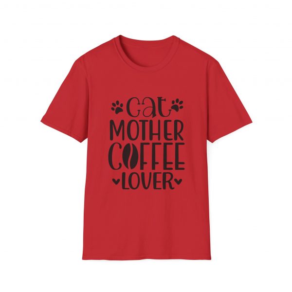 Cat Mother Coffee Lover - Unisex Softstyle T-Shirt - Image 22