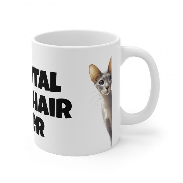 Oriental Shorthair Cat Lover - White Ceramic Mug - Image 4
