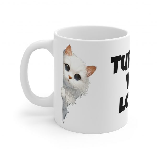 Turkish Van Cat Lover - White Ceramic Mug, 11oz - Image 3