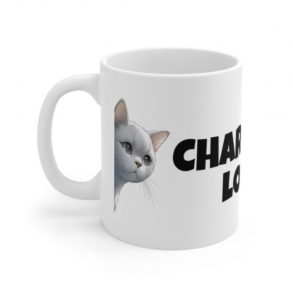 Chartreux Cat Lover - White Ceramic Mug, 11oz - Image 3