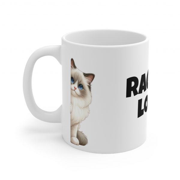 Ragdoll Cat Lover - White Ceramic Mug, 11oz - Image 3