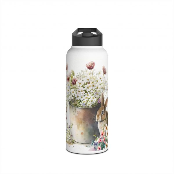 Rabbit Design One - Stainless Steel Water Bottle, Standard Lid - Image 6