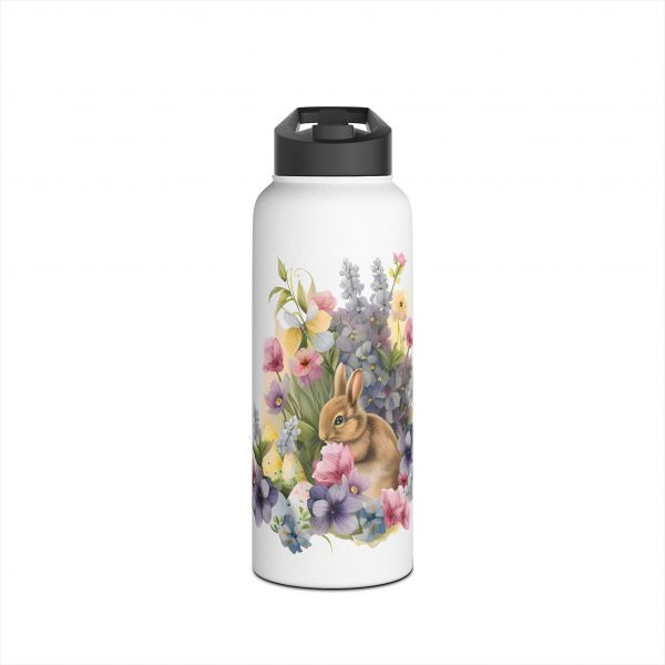 Rabbit Design Four - Stainless Steel Water Bottle, Standard Lid - Image 6