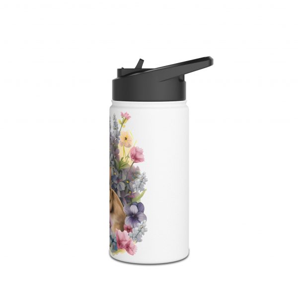 Rabbit Design Four - Stainless Steel Water Bottle, Standard Lid - Image 3