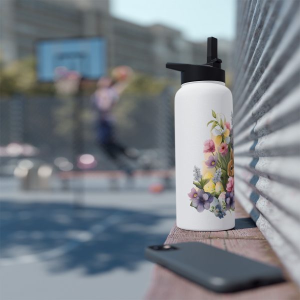 Rabbit Design Four - Stainless Steel Water Bottle, Standard Lid - Image 10
