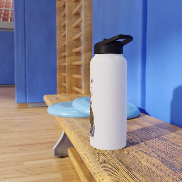 Rabbit Design Five - Stainless Steel Water Bottle, Standard Lid - Image 12