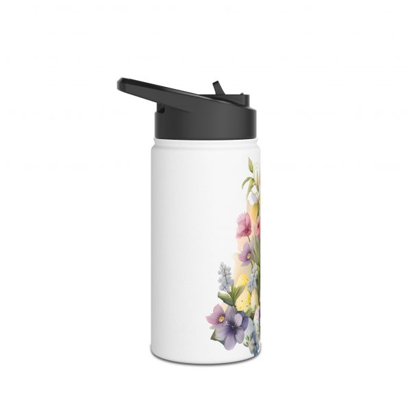 Rabbit Design Four - Stainless Steel Water Bottle, Standard Lid - Image 2