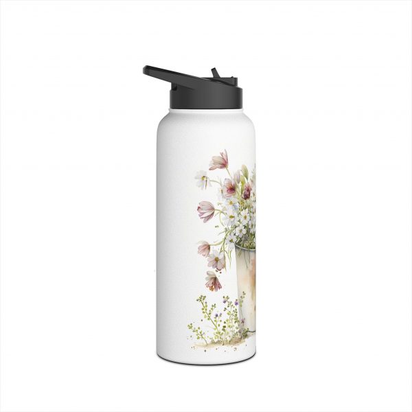 Rabbit Design One - Stainless Steel Water Bottle, Standard Lid - Image 7