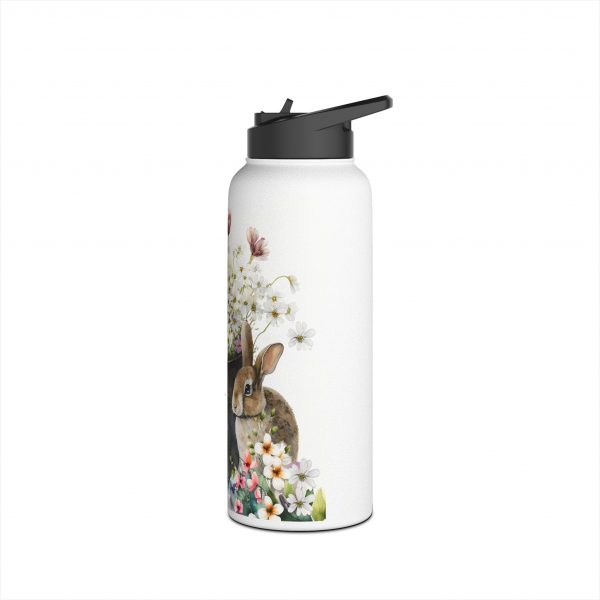 Rabbit Design One - Stainless Steel Water Bottle, Standard Lid - Image 8