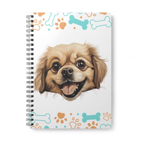 Tibetan Spaniel Wirobound Softcover Notebook, A5 - Image 2