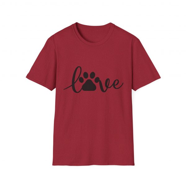 Love Dog Paw - Unisex T-Shirt - Image 57