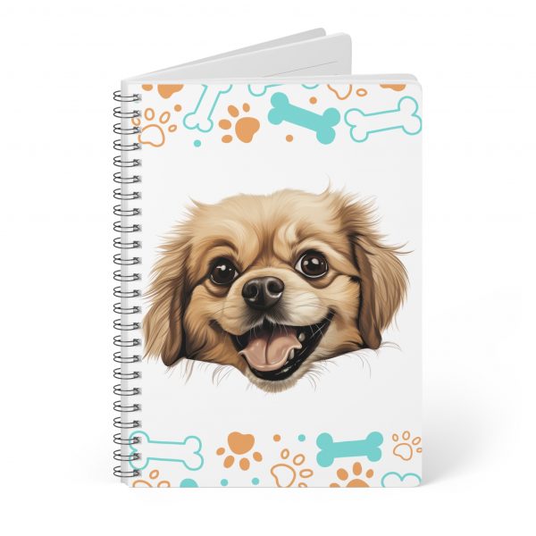 Tibetan Spaniel Wirobound Softcover Notebook, A5 - Image 4