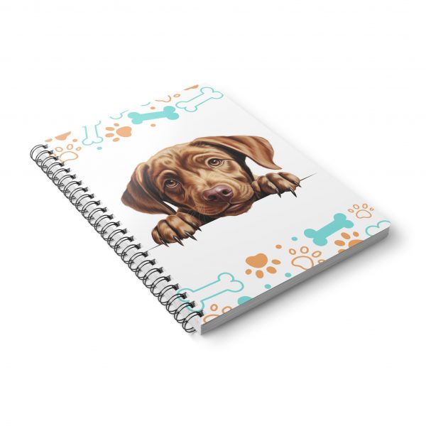 Labrador Retriever Wirobound Softcover Notebook, A5 - Image 5