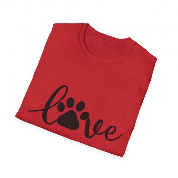 Love Dog Paw - Unisex T-Shirt - Image 56