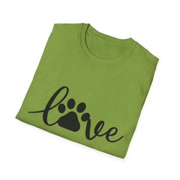 Love Dog Paw - Unisex T-Shirt - Image 4