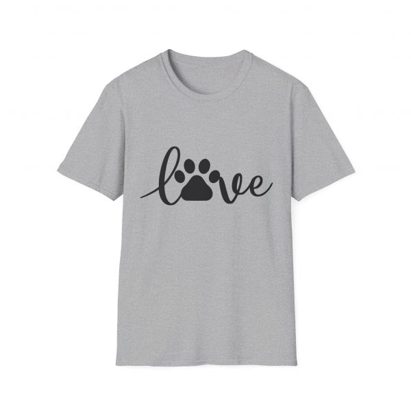 Love Dog Paw - Unisex T-Shirt - Image 21