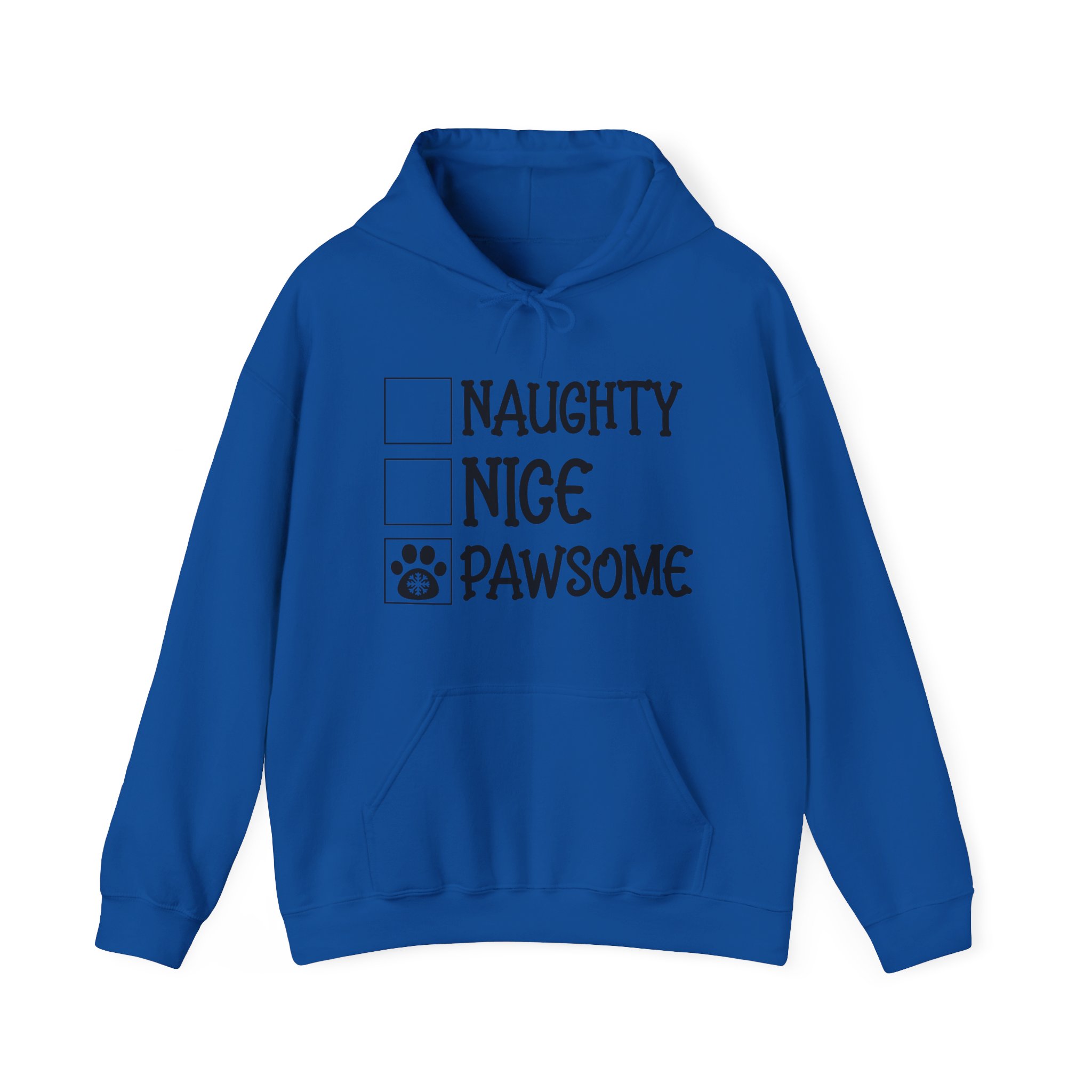 Nice, Naughty, Pawsome Unisex Heavy Blend™ Hooded Sweatshirt - Image 33