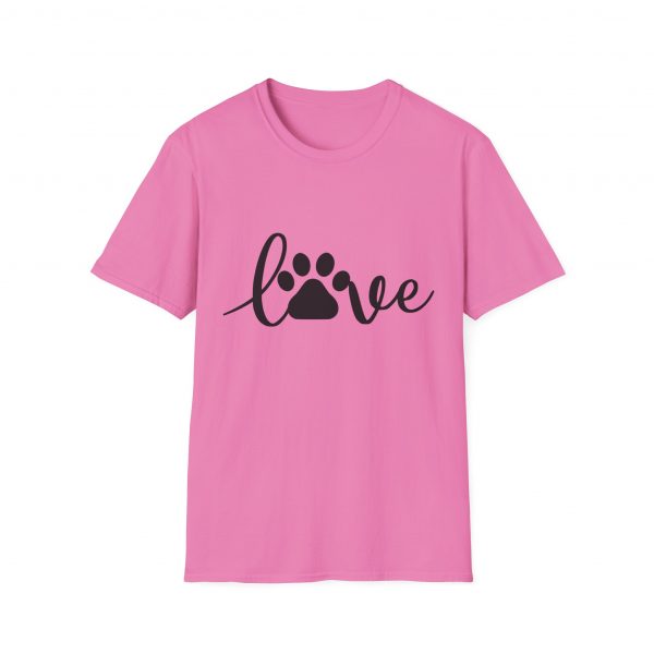 Love Dog Paw - Unisex T-Shirt - Image 45