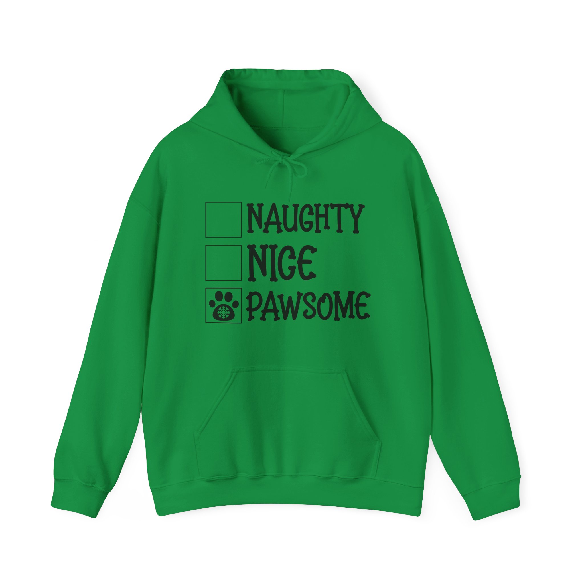 Nice, Naughty, Pawsome Unisex Heavy Blend™ Hooded Sweatshirt - Image 21