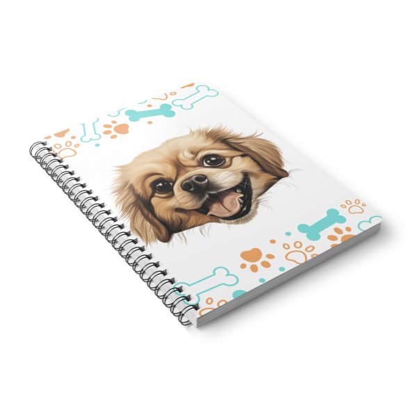 Tibetan Spaniel Wirobound Softcover Notebook, A5 - Image 5