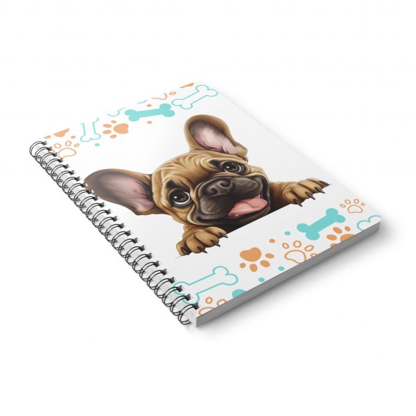 French Bulldog (Frenchie) Wirobound Softcover Notebook, A5 - Image 5