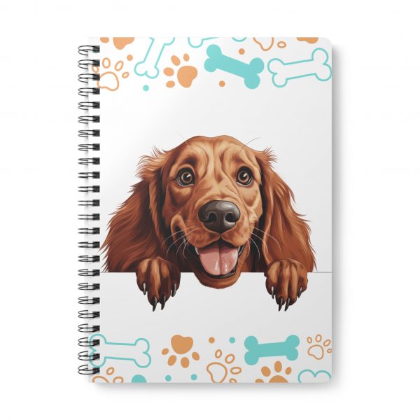 Irish Setter Wirobound Softcover Notebook, A5 - Image 2