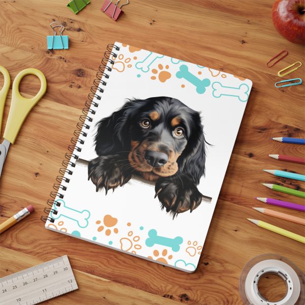Gordon Setter Wirobound Softcover Notebook, A5