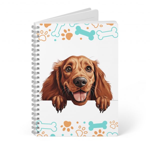 Irish Setter Wirobound Softcover Notebook, A5 - Image 4