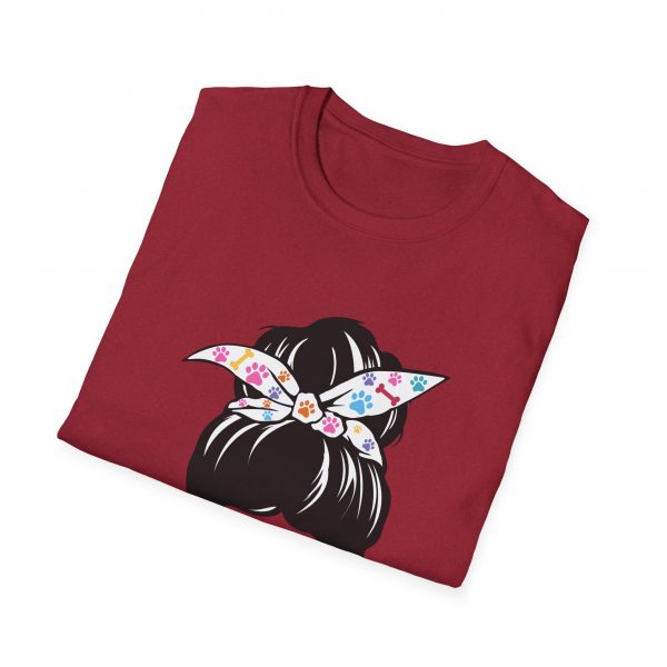 Messy Bun Dog Mom - Unisex T-Shirt - Image 60
