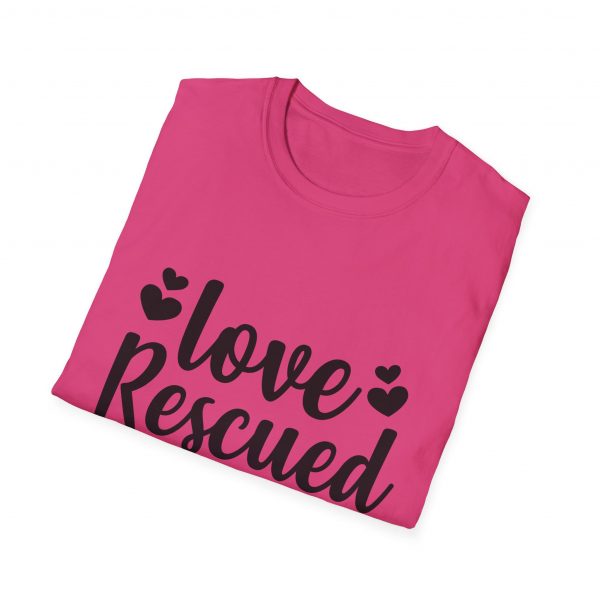 Love Rescued Me Unisex Softstyle T-Shirt - Image 48