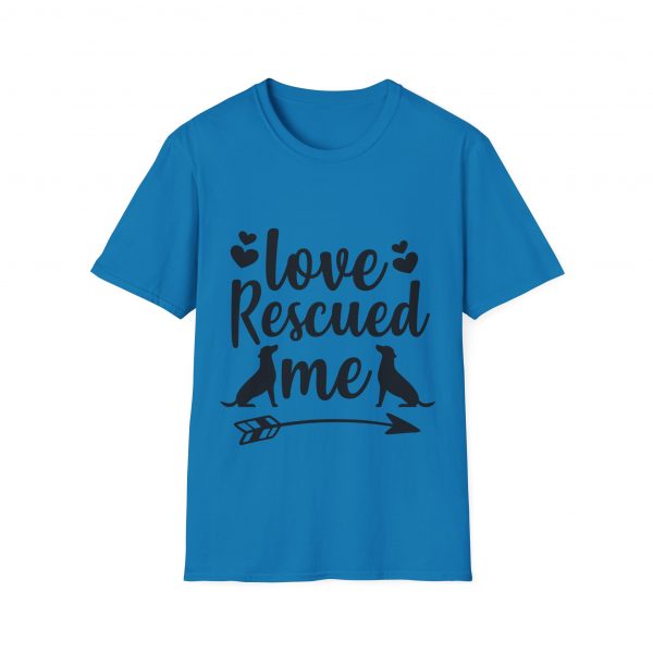 Love Rescued Me Unisex Softstyle T-Shirt - Image 5