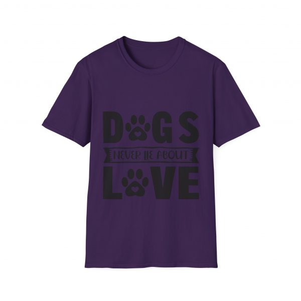 Dogs Never Lie About Love Unisex Softstyle T-Shirt - Image 37