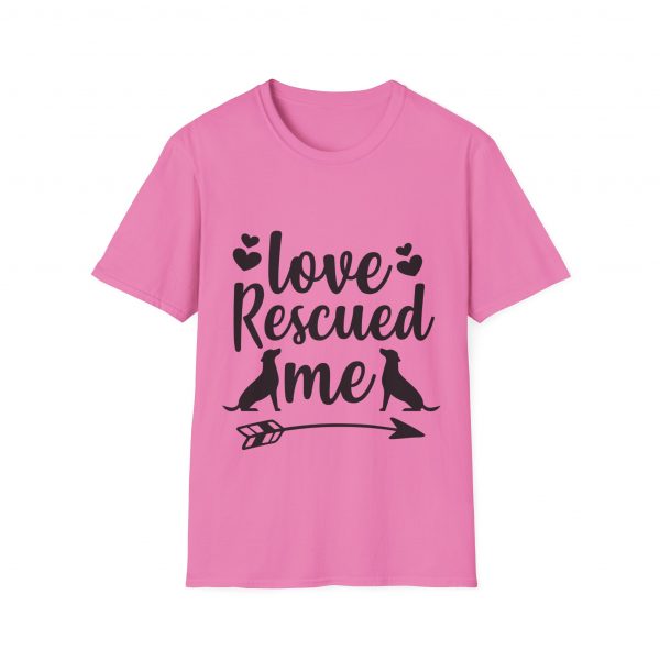 Love Rescued Me Unisex Softstyle T-Shirt - Image 41